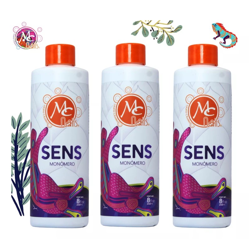 Mc Nails Pack De 2 Monómeros De 8 Oz Sens,