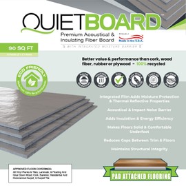 QuietBoard Underlayment – 15 Panels, 90 sq ft