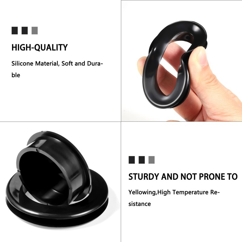 2 Pieces Silicone Patio Table Umbrella Hole Ring Plug and