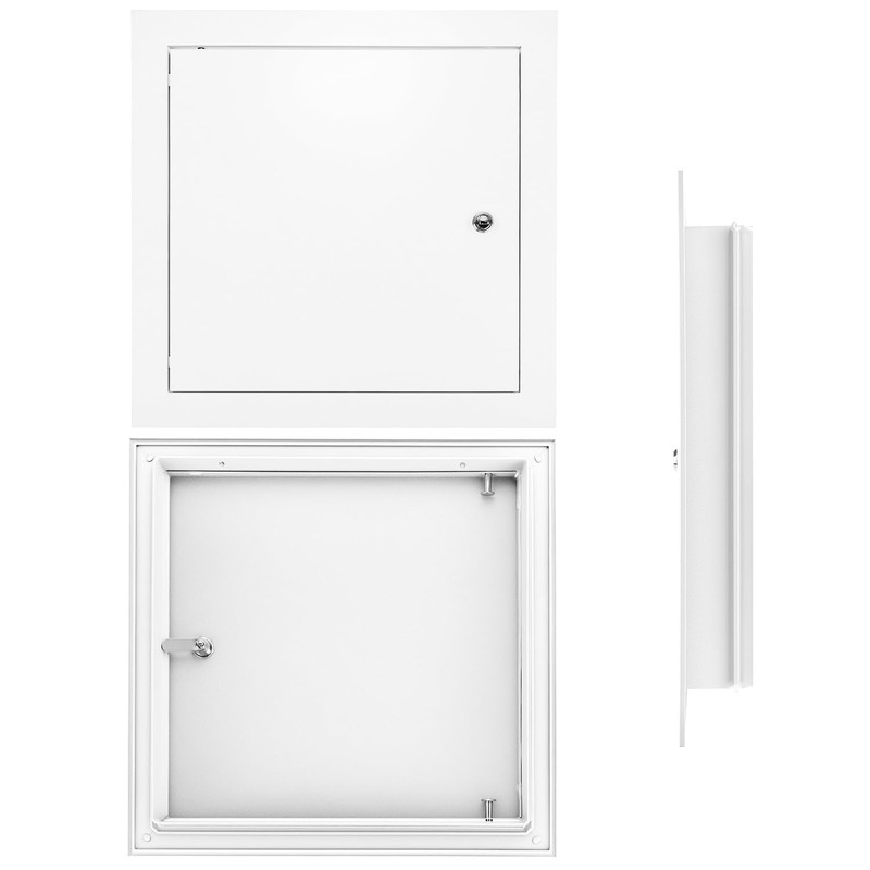 QWORK 10" x 10" Flush Access Door, Aluminum Alloy Access