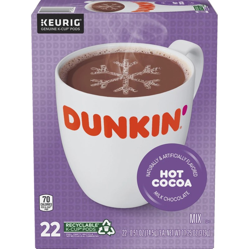 Dunkin' Donuts Dunkin Donuts Hot Cocoa K Cup Pack of