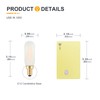 Frosted E12 LED Bulbs 40W Equivalent- 4W Antique Dimmable Candle
