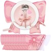 Tinlade 50 Pack Disposable Bow Placemats Coquette Bow Table Mats