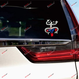 2X Silver + PR Flag 4'' Puerto Rico PR Coqui Frog Taino Decal Sticker Car Vinyl no bkgrd