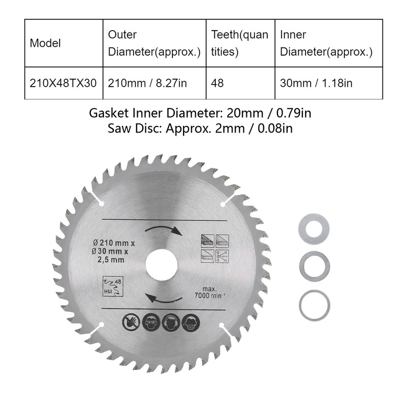 Circular Saw Blade Carbide for Woodworking Miter Table Saws Wood