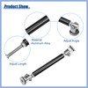 PARSLUCK Universal Adjustable Aluminum Alloy 3"-5" 75mm Car Front Bumper