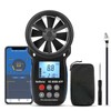 Bluetooth Digital Anemometer, Kethvoz Handheld Wind Speed Meter with Data
