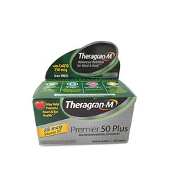 Theragran-m Multi vit./mineral Supplement with Lutein & Lycopene, 130 Caplets