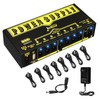 AITONE Pedal Power Supply 9V 12V 18V Rechargeable Battery Guitar