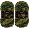 JubileeYarn Chenille Yarn - Worsted Polyester - 100g/Skein - Camelot
