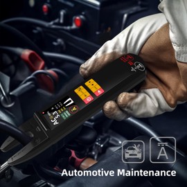 BSIDE U5 Offene Stromzange DC AC 600A TRMS Amperezange mit 2,8 Zoll Farbdisplay Min Max Werte Digitales Multimeter Automatisch Spannung Millivolt Kapazität Diode Frequenz NCV Live Wire Messen