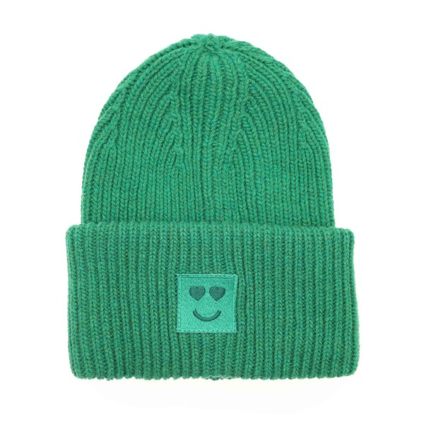 Zwillingsherz Slouch Beanie Hat with Wool - High Quality Knitted