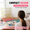 Storage Rack for Quilting Rulers 6“* 10“-12 Slot Ruler Holder