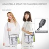 Oraben Clear Bag Stadium Approved 12x6x12 Clear Tote Bag with