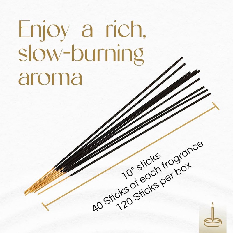 Gonesh - Euphoria Extra Rich Scented Incense Sticks - Non-Toxic
