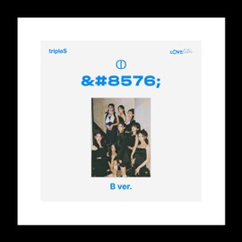 tripleS LOVElution MUHAN ↀ Mini Album CD+Booklet+Special class objekt+Sticker+Folded poster on pack+Clear postcard+Card cover sticker+Visual card+Tracking Sealed (B Version)