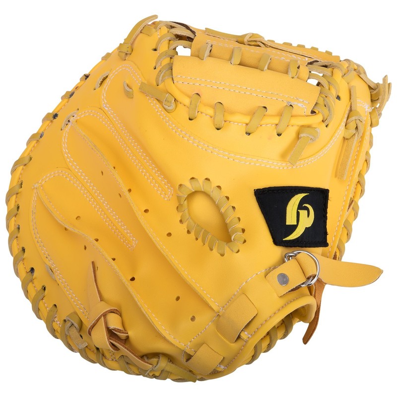 GP 43817 Baseball Soft Catcher's Mitt, General Use, Yellow
