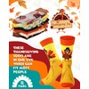 Liitrsh 12 Pairs Thanksgiving Socks Women's Autumn Fall Socks Cute