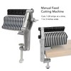 Leather Table Top Lace Cutter Manual Feed Leather Desk Lace