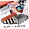 Ciieeo 2pcs Fabric Foldable Closet Storage Bins with Window Large