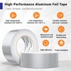 PowerScale Aluminum,Tape 2 inch x (66 Feet 22YD) 3.9 Mil,High