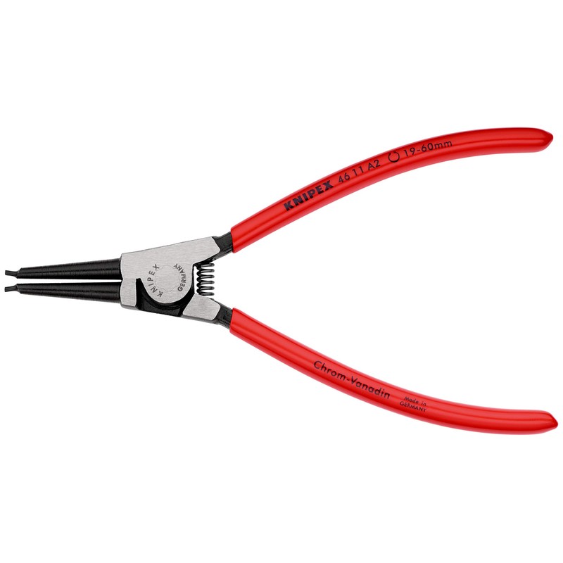 Knipex 4611A2 External Straight Retaining Ring Pliers 7.25-Inch