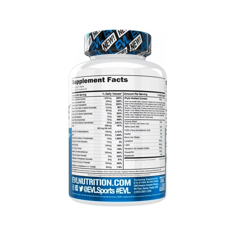 에볼루션 뉴트리션 비타민모드 고성능 남성용 멀티비타민 Evolution Nutrition Vitamin Mode