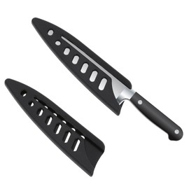 2 Pcs Kitchen Knife Sheath, Plastic Safety Knife Covers for 4'' Paring Knife, Chef Knife Sheath Blade Protector, Universal Knife Guard, Black