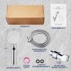 DOILIESE Shower Head with Handheld Shower Head with ON/Off Switch,