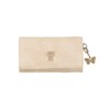 ANNA SUI Women's Rose Heart Key Case, beige