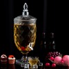 Bokon 1.3 Gallon Drink Dispensers for Parties Crystal Iced Beverage