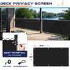 Windscreen4less 3'x12' Deck Balcony Privacy Screen Fence Apartment Balcony Mesh