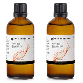 n2 Aromatherapy Clove Bud Essential Oil (2x100ml) - Pure, Natural, Oral Care