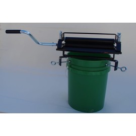 Clothes Wringer 12 inch with top Handle - Remove More Water Than Spin or Twist dryers - Heavy Duty Long Lasting | Great for Towels Chamois Cloth, Tile Sponge - Made in The USA