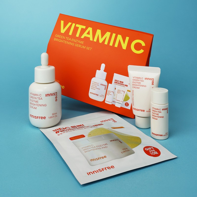 Innisfree [이니스프리]비타C 풀 패키지 (세럼+아이세럼+팩투폼) [Innisfree] Vita C Full Package