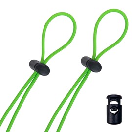 Flow - Kit de correa para anteojos (paquete de 2) – Correas de repuesto para anteojos de natación (verde sólido)