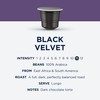 CafePod Coffee Pods Nespresso Compatible Black Velvet 60 Aluminium Capsules