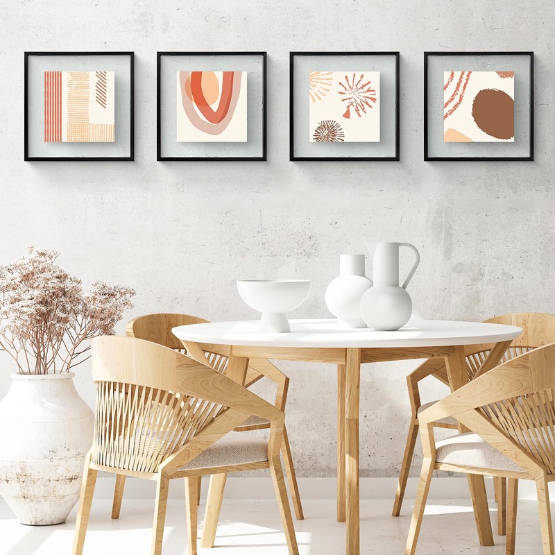 Frametory, 12x12 Floating Picture Frame - Metal Photo Frame -
