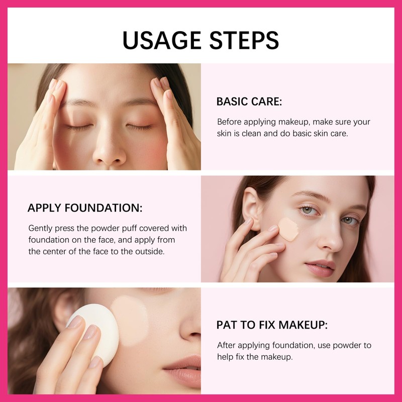 Cushion Foundation Double-layer,Peptide Bounce Balm Foundation,Age-Defying Medium coverage foundation,Hydrating Moisturizing
