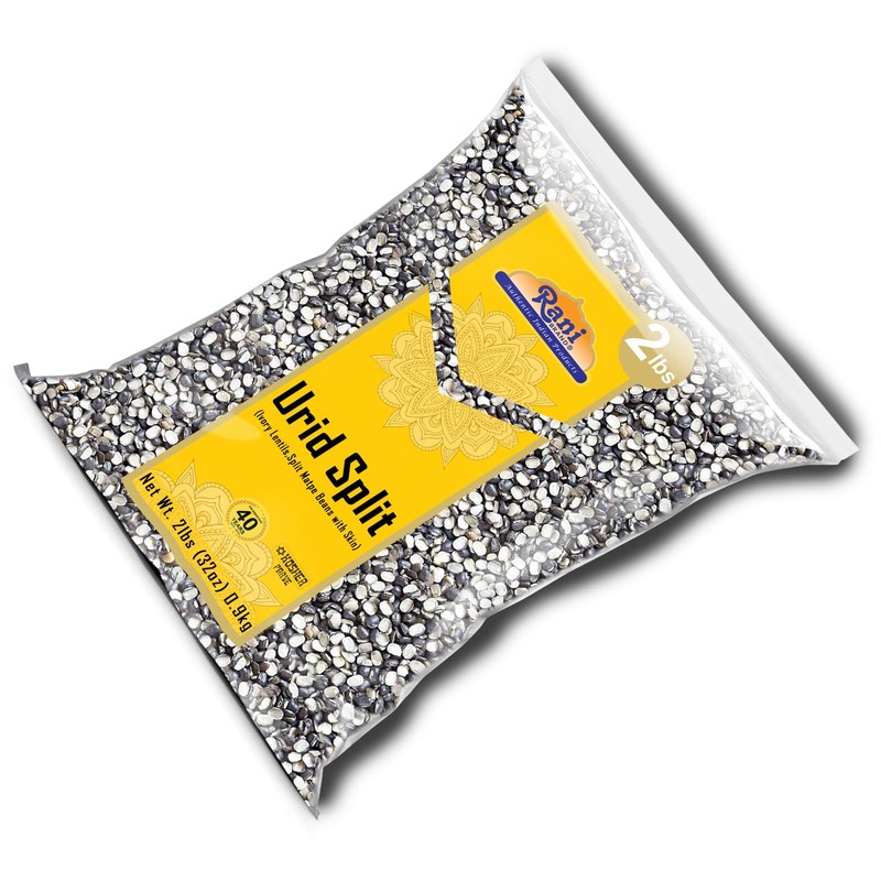 Rani Urid/Urad Split Chilka (Split Matpe Beans with Skin) Indian