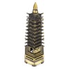 Alloy WenChang Tower Model for Bedroom Home, Vintage Chinese Tower