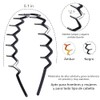 Diademas Zigzag 2 Piezas, Onduladas Antideslizantes Unisex