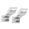 2PCS Stanchion Hand Rail Fitting 316 Stainless Steel Mirror Polishing