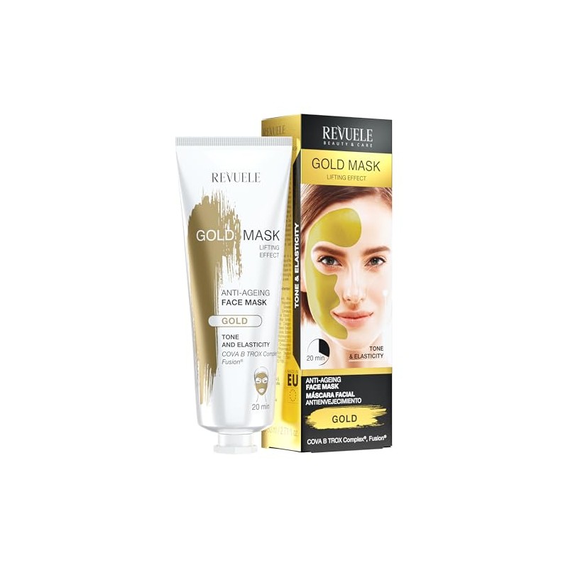 Revuele Color Masks Mascarilla Dorada Efecto de Elasticidad 80Ml