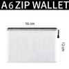 8 Pcs Zip File Bags, Transparent Mesh Zip Pen Pouch,