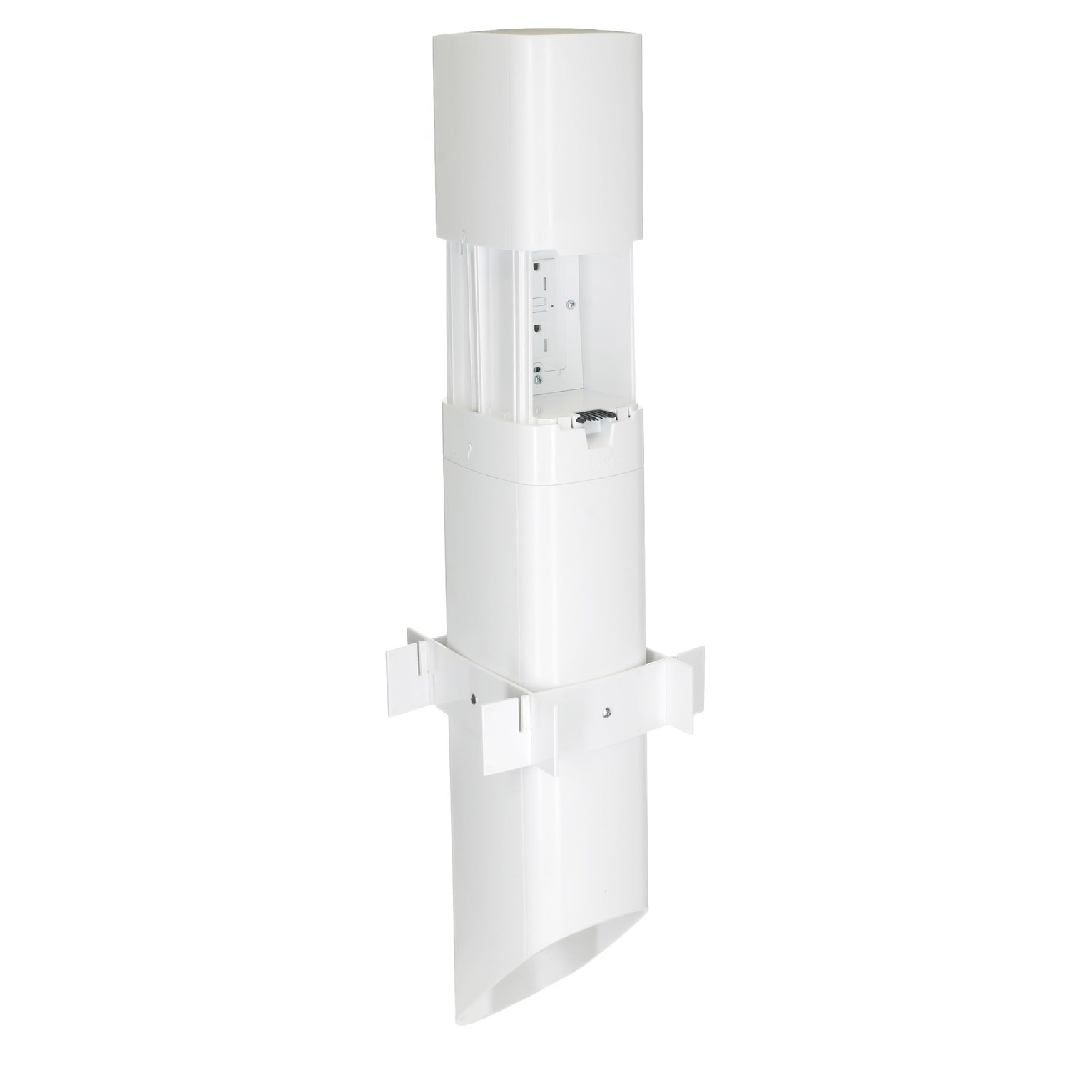 TayMac ParkPost Outdoor 1-Gang White Weatherproof in-use Power Post ...
