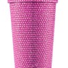 500ml Water Bottle Stainless Steel Rhinestone Decoration Vacuum Water Cup