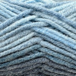 Wooly Multicolor Soft Fluffy Bulky Weight #5 Wool Blended Fast Knitting Crocheting Yarn, 25% Wool 75% Acrylic, 100 Gram (3.53 Ounces) 109 Yards (100 Meters) (No.2)