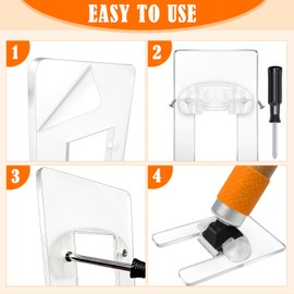 Shearing Guide for Carpet Trimmer to Keep Your Rug Surface Uniform, Acrylic Shearing Guide for Rug Tufting Suitable for Carpet Trimmer Only