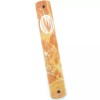 Natural Marble Mezuzah with Encircled Shin- Medium